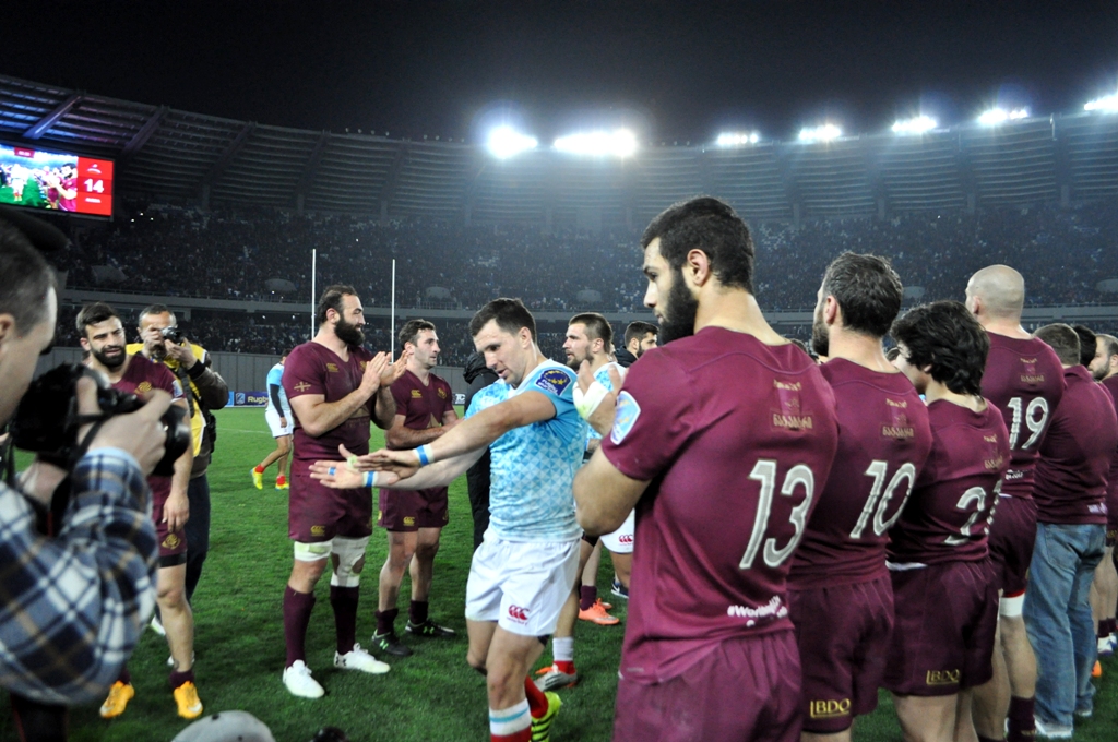 A big game of tough gentlemen: Georgian rugby team beats Russia geotv.ge